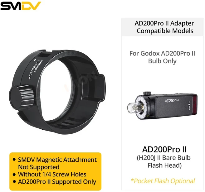 SMDV 플립 플래시 소프트 박스 포물선 아웃 문짝 A1 Godox AD100PRO V860II 28, 01 CHINA, 09 AD200PROII Adapter
