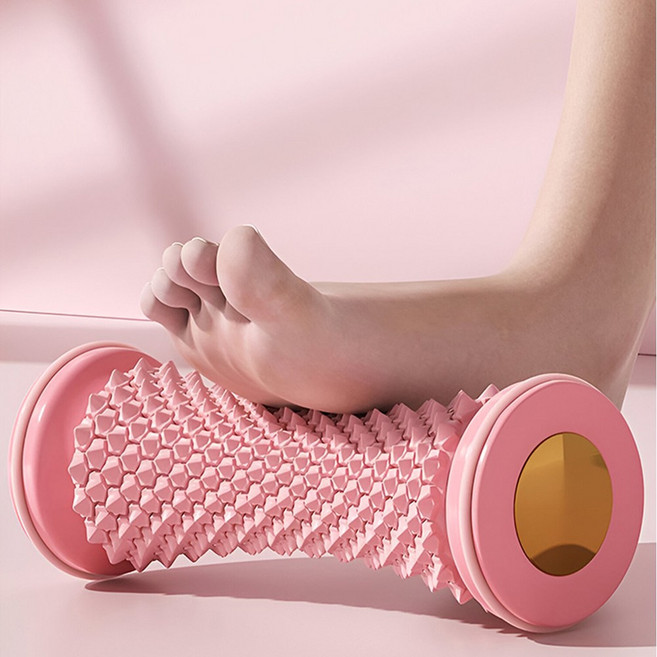 시원시원 425개돌기 롤링어택 지압봉 어깨 목 발 발바닥 마사지지압, 그레이