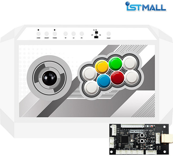 [PC/PS3/PS4/SWITCH] 메이크스틱 X 프라임 타키온, 화이트, 1개