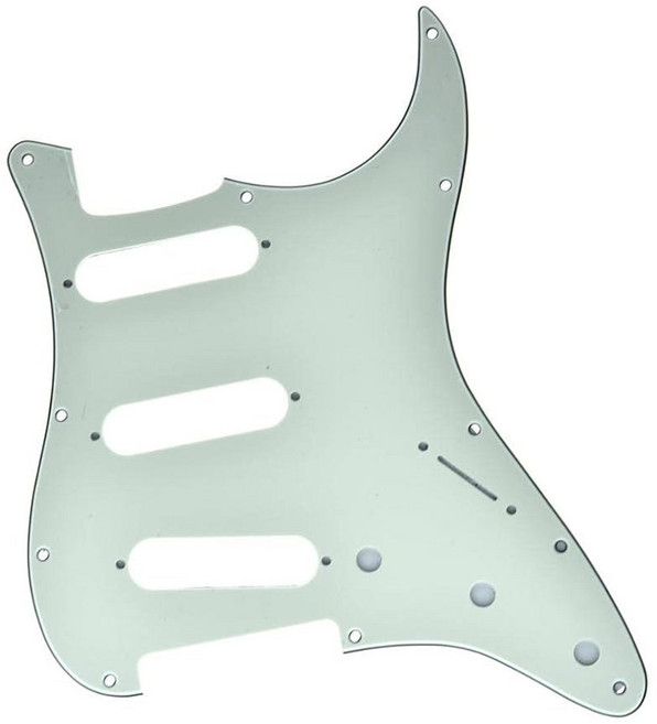 /멕시코 스트라토 터용 KAISH 11 Hole ST / 스트랫 스타일 픽가드 SSS 블랙