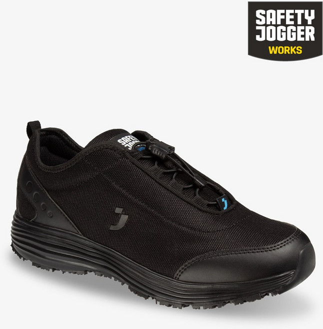 벨기에 세이프티 조거 SJ-JAMES-BK 제임스 작업화 안전화 미끄럼 방지 신발, 블랙, 1개
