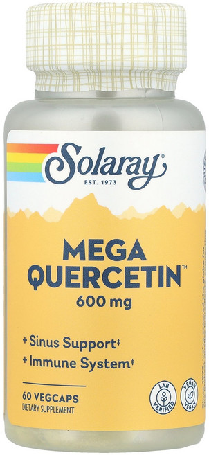 Solaray 솔라레이 퀘르세틴 60 베지캡 건강관리 영양제, 1