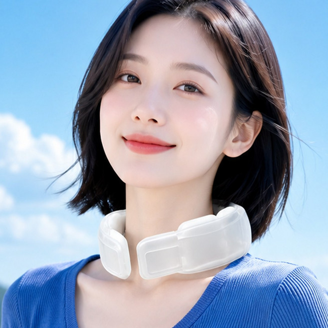 OBP 초경량 시원한 쿨링 아이스 넥밴드 넥쿨러, 1개, 화이트
