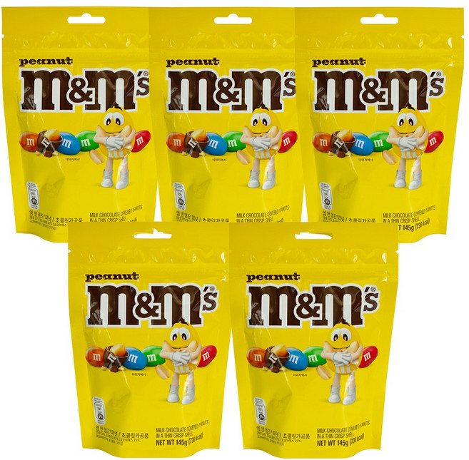 엠앤엠즈 피넛 초콜릿 145g, 5개