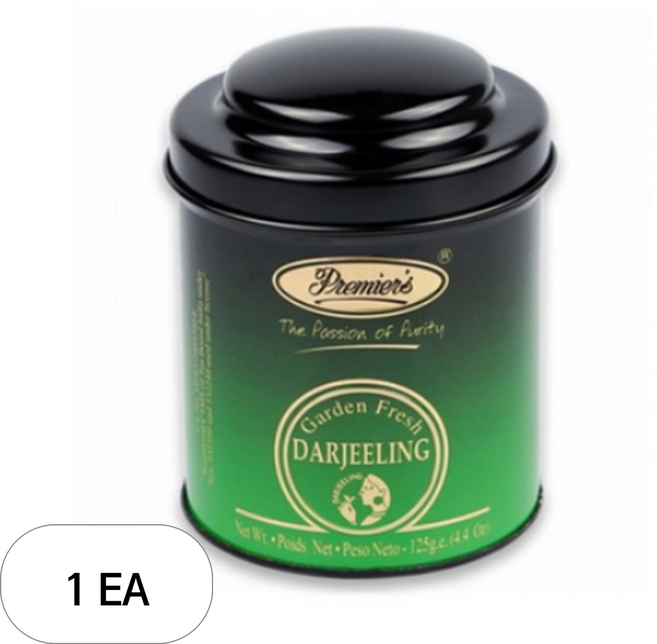 프리미어스티 라운드캐디 다즐링 홍차, 125g, 1개, 1개입