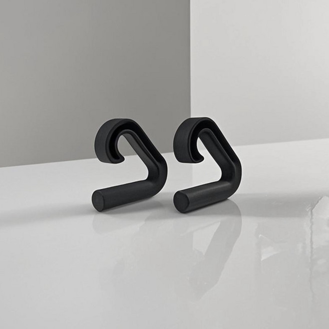 풀업 헬스 그립 턱걸이 저항 밴드용 뉴트럴 그립 핸들 부착물 2pcs, 2개