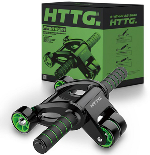 홈투더짐 ab슬라이드 무소음 롤아웃 휠 뱃살 홈트 복근 운동기구, AB 슬라이드 고급형, 단품