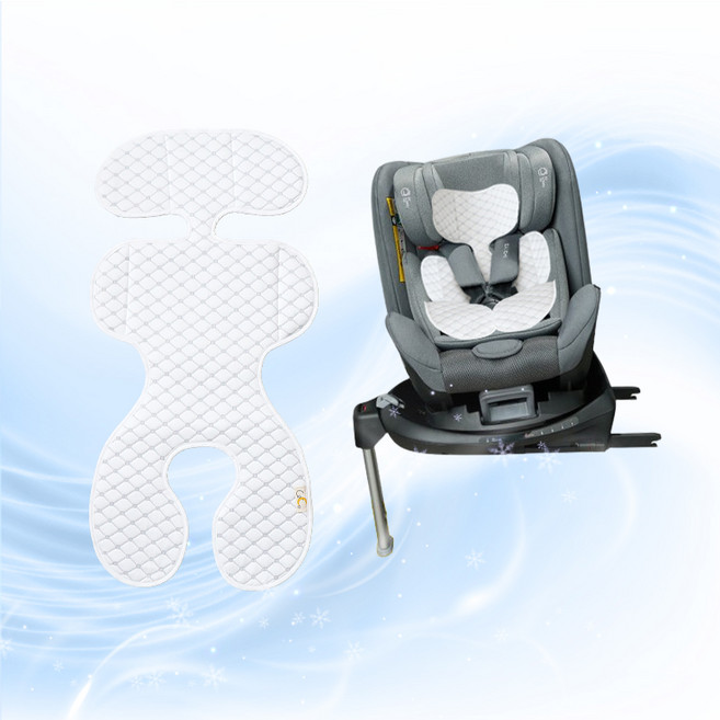 코코자네 시원한 휴비스 듀라론 냉감 신생아 카시트 쿨시트 (신생아 카시트 전제품 호환 가능), 코코자네 냉감 신생아 카시트 쿨시트, 1개