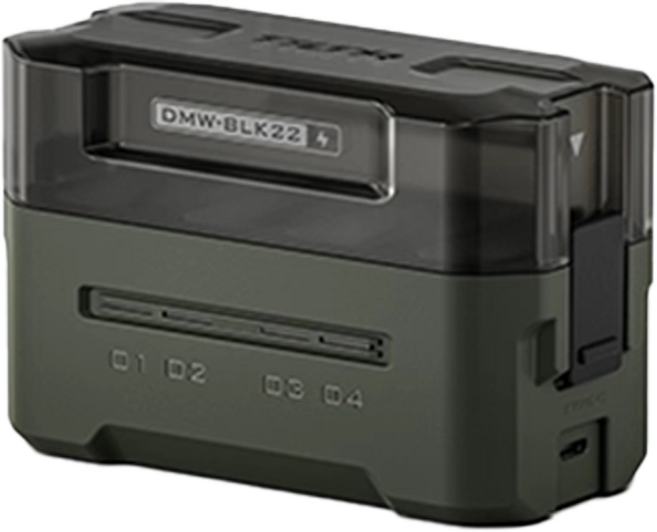 틸타 파나소닉 DMW-BLK22 전용 포터블 4채널 충전기 호환 TBC-BLK22-GN, 1개