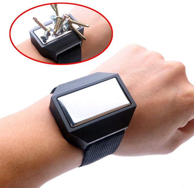 비트 자석밴드 자석팔찌 손목밴드 자석 강력 팔찌 마그네틱 못 나사 볼트 피스 손목자석 밴드 영구자석 팔찌자석 강력자석, 1개