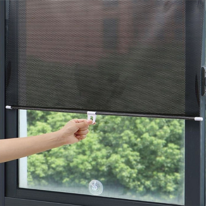 작은 창문 블라인드 햇빛차단 부착식 줄없는 블라인드