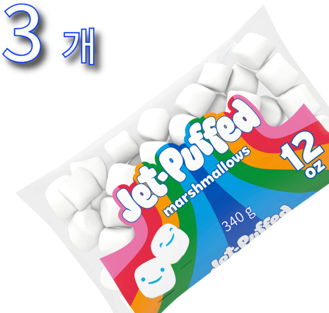 마시멜로, 3개, 340g