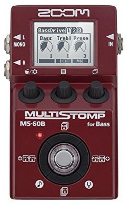 ZOOM 줌 베이스용멀티스톰프메이커연장포함MS-60B, 1개