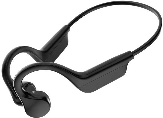 S1真骨傳導運動耳機超長續航9h雲感舒適佩戴戶外跑步騎行藍牙耳機, 如圖所示, S3 黑色【IPX6防水】