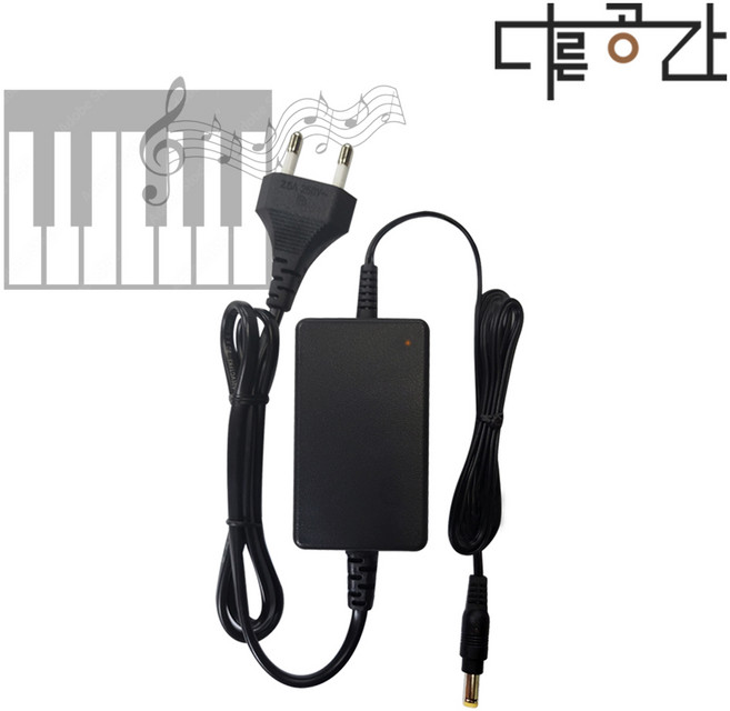 야마하 전자피아노 YAMAHA DGX-220 호환 12V1.5A 전원 어댑터 다른공간, 1개