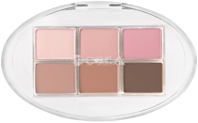 [Dear.A] 디어에이 퍼펙트 매치 아이섀도우 팔레트, 1개, 01 모브
