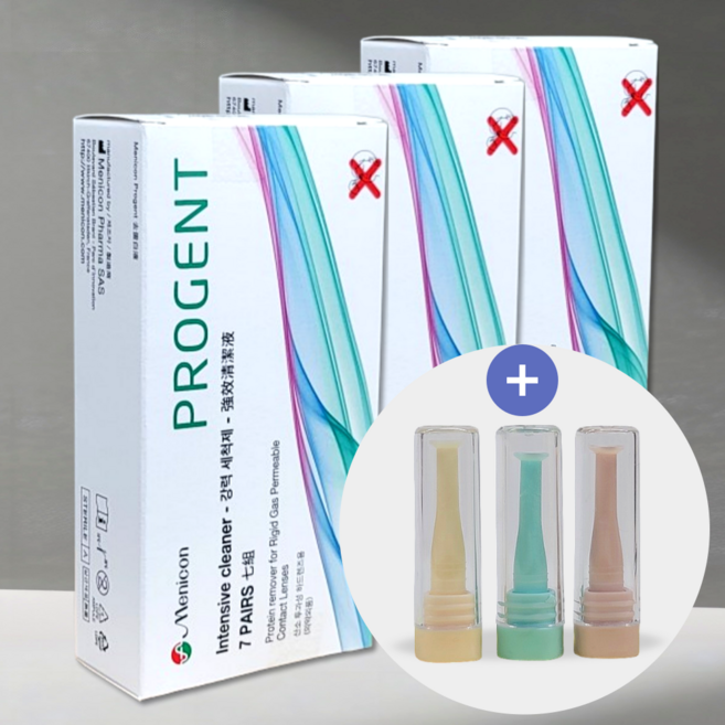 365 메니콘프로젠트 드림렌즈세척액 드림렌즈단백질제거 1팩, 3세트, 5ml