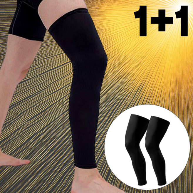 킹얀 다리 발토시 남자 여성용 레그 쿨발토시 2P, 2개, 블랙