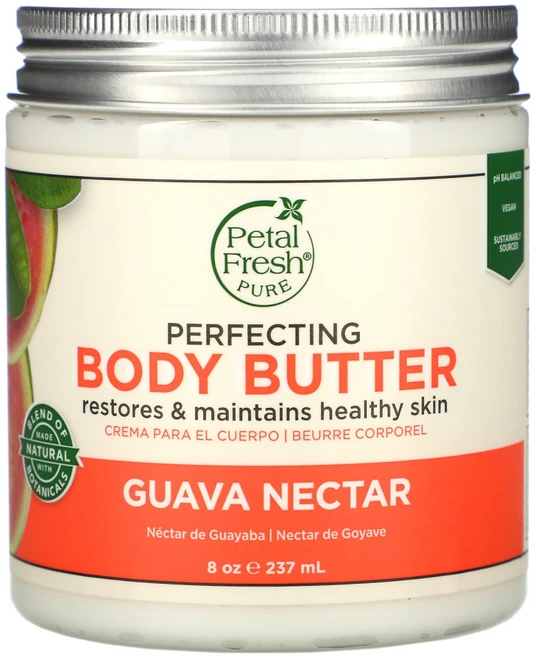 Petal Fresh 퍼펙팅 바디 버터 구아바 넥타 237ml(8oz) 2팩, 2개 - 쿠팡