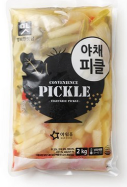 아워홈 야채피클 2kg, 1개