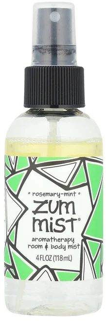 ZUM zum 줌 미스트 방&몸에 뿌리는 아로마테라피 미스트 로즈마리-민트 4 fl oz, 1개 - 쿠팡