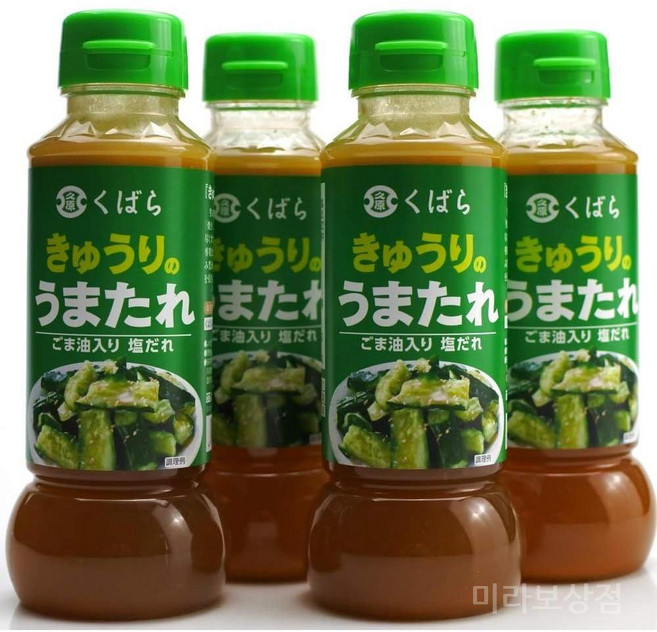 4개 세트 일본 쿠바라 오이 타레 소스 290g
