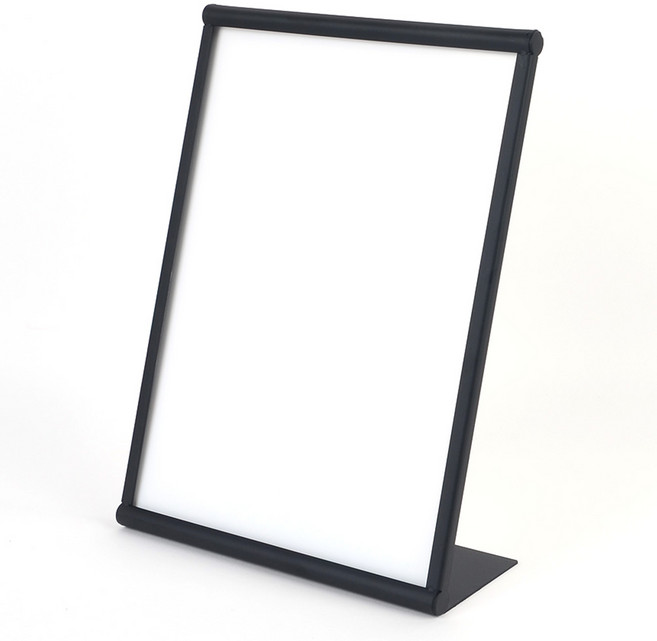 테이블용 철재스탠드 경사형 A5/A4 탁상액자, A4