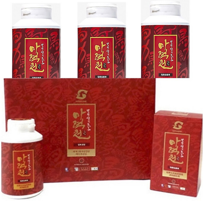 마력분말 제주말뼈 마력천 말뼈분말 선물세트, 200g, 3개