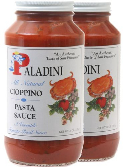 팔라디니 올 내추럴 치오피노 파스타 소스 26 oz. 2병 Paladini All-Natural Cioppino Pasta Sauce 26 oz. 2 bottles, 737g, 1개