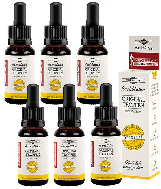 Dr. Bach 플라워 오리지날 동종요법 에센스 드롭 20ml 6병 / 닥터바흐 영국 바흐꽃 플라워요법
