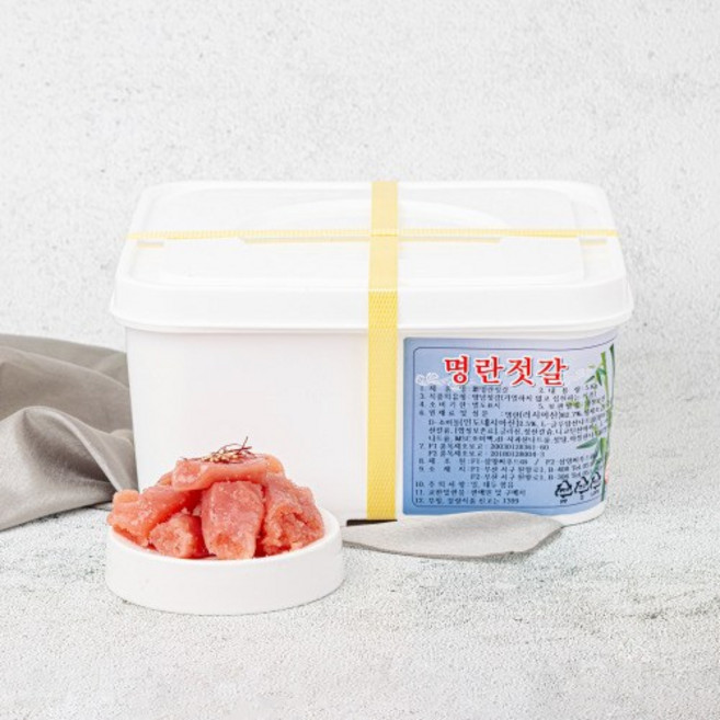 업소용 명란젓갈 도매 대용량 백명란 파지 5kg 삼양씨푸드, 백명란 소절(알 파손 60~70%), 1개