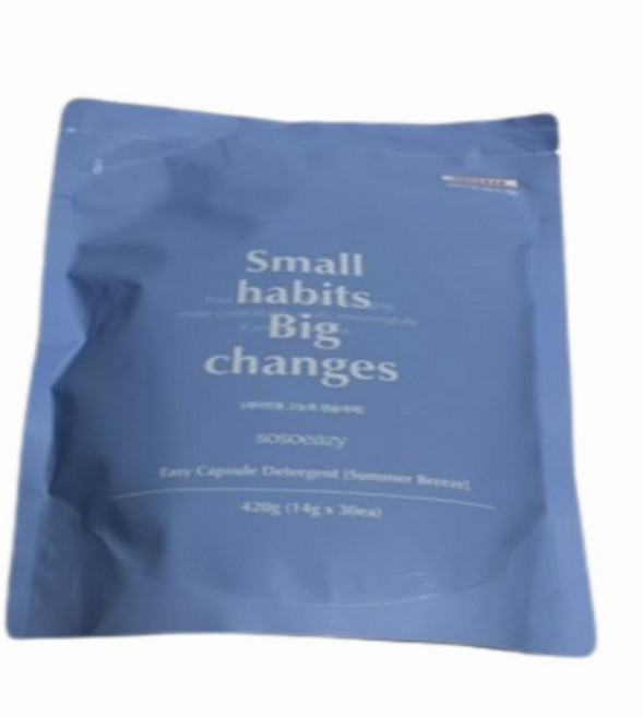 소소이지 이지 실내건조 캡슐 세제 썸머 브리즈, 5개, 30개입