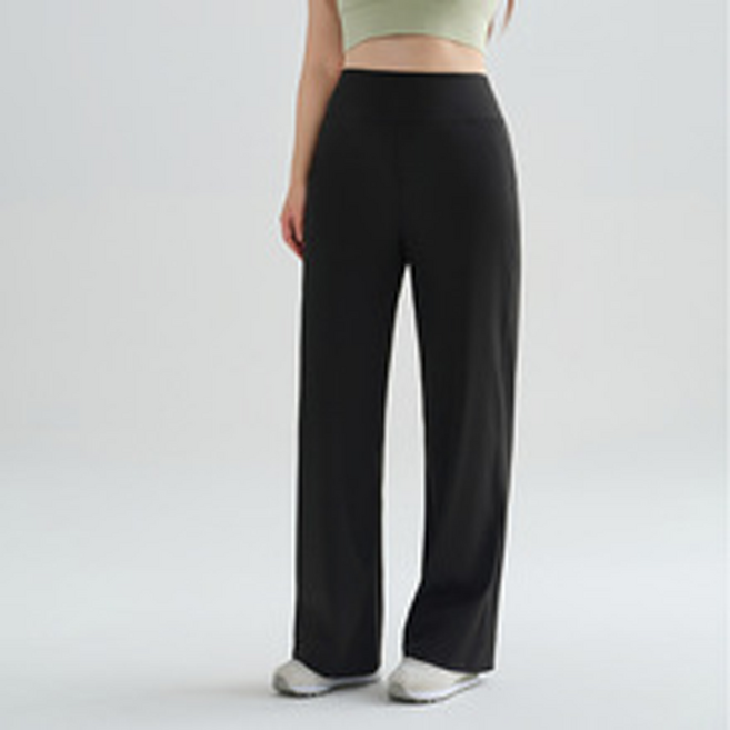 휘잇 여성 빅사이즈 와이드레깅스 하이웨스트 플레어레깅스 운동복 바지