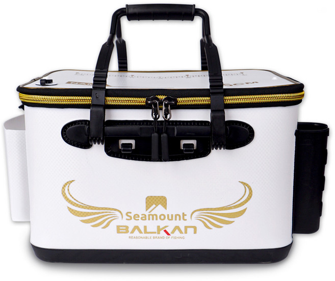 시마운트 낚시 밑밥통 고급형 크릴바구니 살림통, 화이트