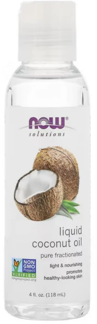 나우푸드 리퀴드 코코넛 오일 퓨어 프랙셔네이티드, 118ml, 1개 - 쿠팡