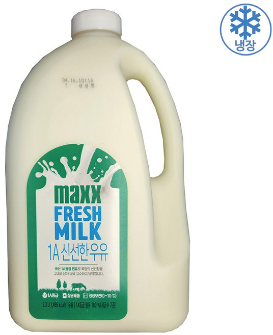 맥스 소화가 편한 신선한 우유, 1개, 2.3L