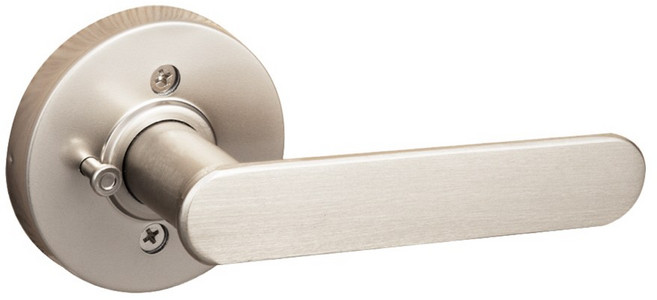 방문 손잡이 그레이 버튼형 B-1951, 2개