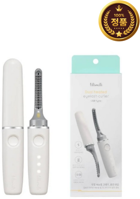 필리밀리 듀얼 속눈썹 고데기_충전타입 J컬, 혼합, HEC-DUAL-01