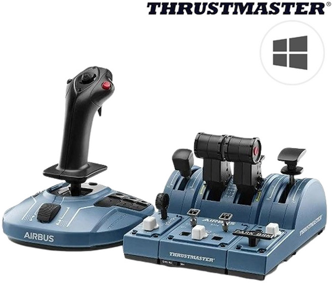 트러스트마스터 TCA SIDESTICK +QUADRANT AIRBUS +QUADRANT ADD-ON AIRBUS EDITION 풀패키지 (PC), 1개