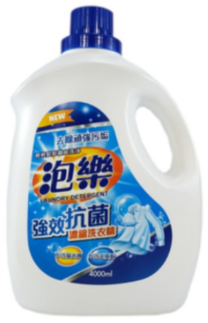 泡樂 濃縮洗衣精 4000ml 去除頑強污垢, 1個, 4L