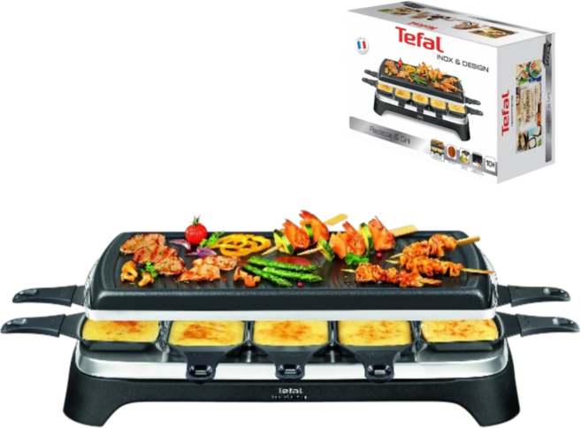 테팔 Tefal 라클렛 앰비언스 RE4588 10인용 테이블 그릴 기능 바베큐