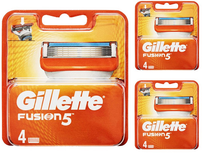 독일산 정품 질레트 퓨전5 매뉴얼 면도날, 4개입, 3세트