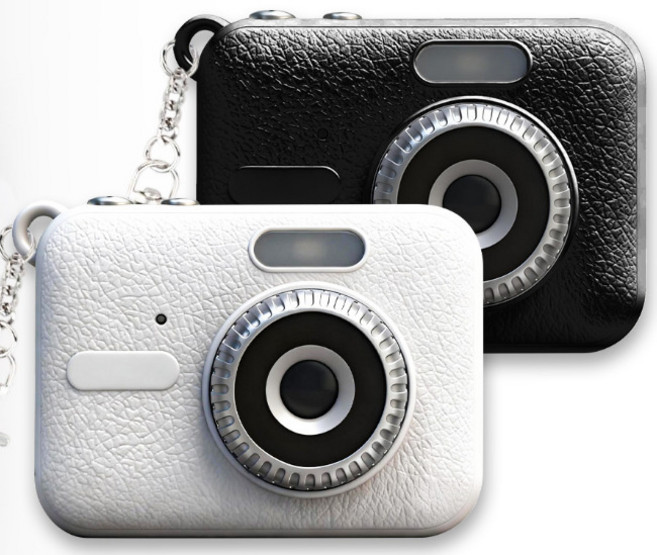 新款迷你復古1080p高清數碼相機掛脖隨身帶顯示屏小巧照相機, 1個, 黑色:1個