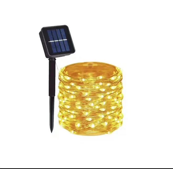 무드등 줄조명 인테리어 간접 LED 무선 조명등 수면 우주빔 램프 50-300 LED 야외 태양 요정 조명 8 모드, 01 Warm 1PC, 01 7M-50Leds