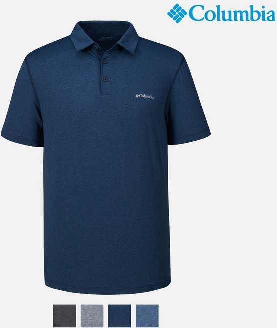 컬럼비아 남성 테크트레일 옴니위크 폴로 티셔츠 AE2933 153108