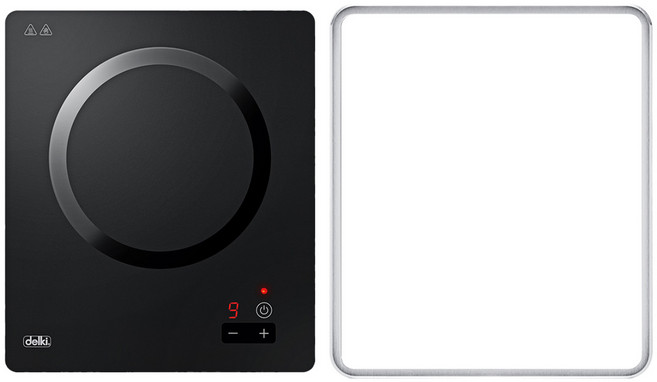 델키 슬림형 인덕션 1구 + 가이드 세트, DK-IH101B, 빌트인