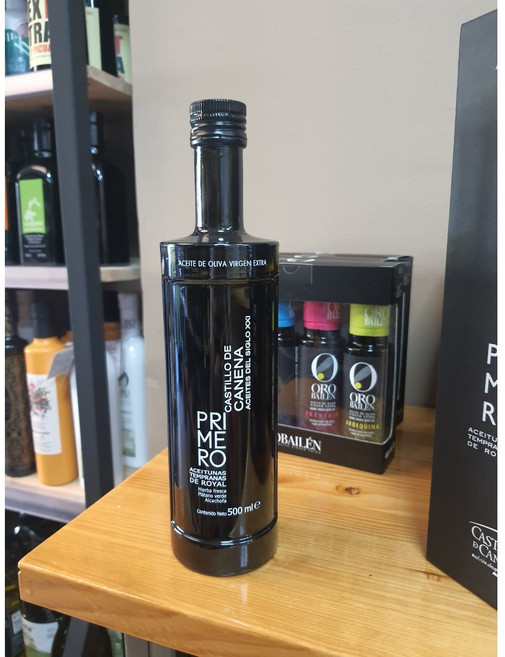 [카스티요 데 카네나] PRIMERO 로얄 엑스트라 버진 올리브 오일 500ml, 케이스 포함(O), 1개