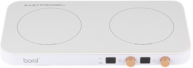 2구 인덕션 전기레인지 프리스탠딩 듀얼 플레이트