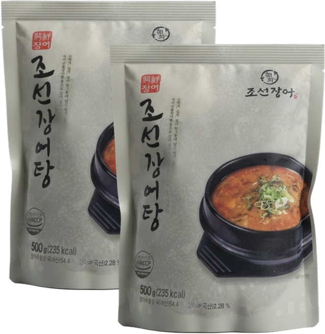 조선장어 국내산 민물 장어탕, 2개, 500g