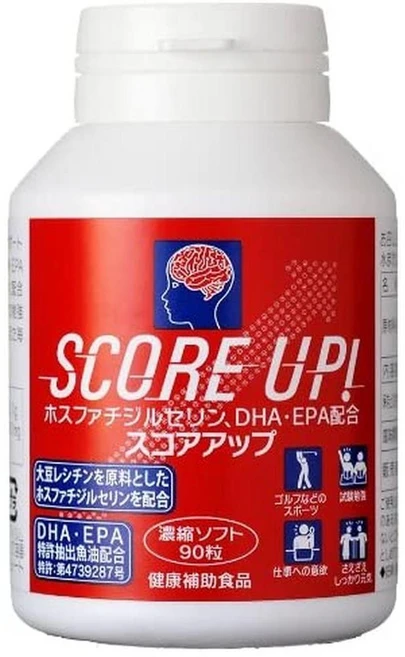 healthy life 일본직구 스코어업 DHA EPA 포스파티딜세린 리파민 PS 조제 90정(일본산) 어린이 및 성인용, 1개 - 쿠팡